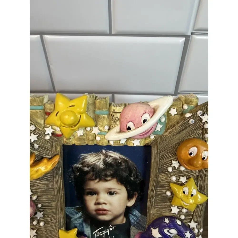 NEW Rare Terragrafics Magical 3D Storybook Wizard Frame 1992